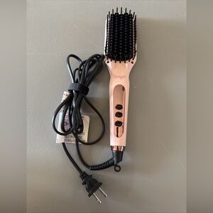 Lange Le Vite Straighten Brush Hair Styler Heated Brush Styling Brush